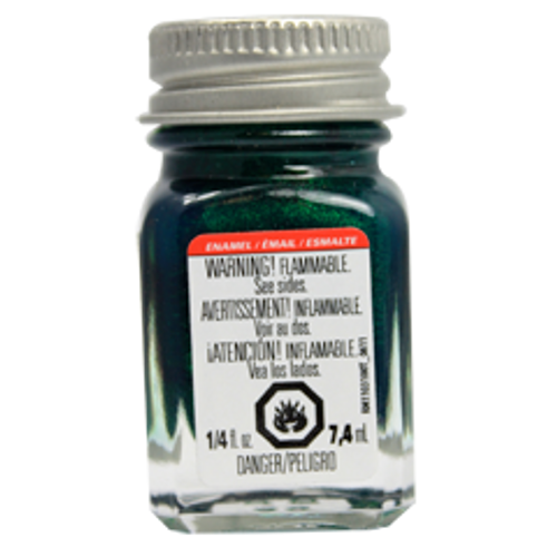 1530 - ENAMEL 1/4 OZ METAL FLAKE GREEN