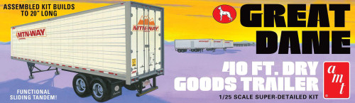 1/25 Great Dane 40ft. Dry Goods Trailer - 1185 1/25 Great Dane 40ft. Dry Goods Trailer - 1185