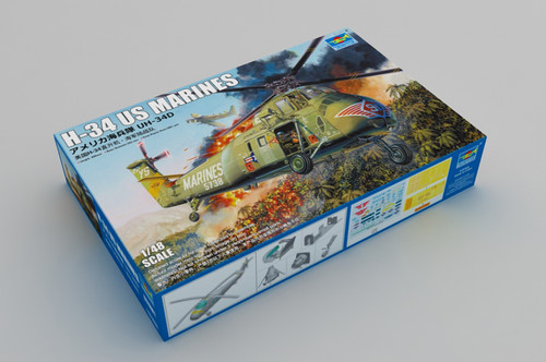 1/48 H-34 US MARINES - RE-EDITION - 02881