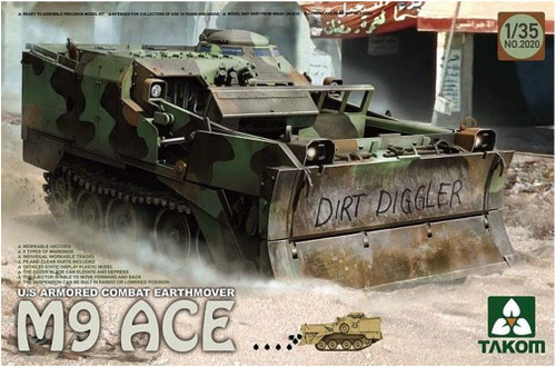 1/35 M9 ACE US Armored Combat Earthmover - 02020 1/35 M9 ACE US Armored Combat Earthmover - 02020