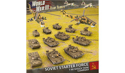 15mm Soviet Starter Force: T-80 Shock Tank Company - TSUAB04