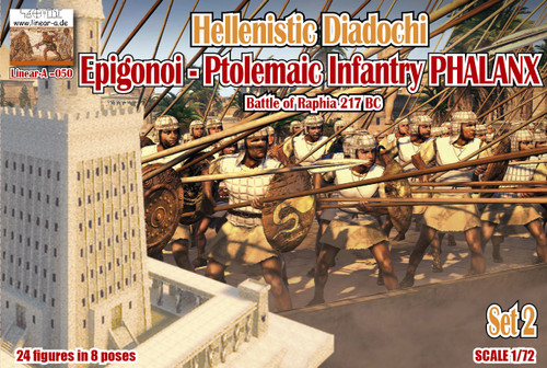 1/72 Hellenistic Diadochi Epigonoi-Ptolemaic Infantry Phalanx Battle of Raphia 217BC - 050 1/72 Hellenistic Diadochi Epigonoi-Ptolemaic Infantry Phalanx Battle of Raphia 217BC - 050