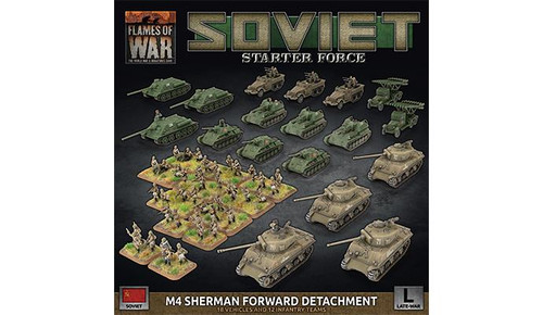 15mm Soviet M4 Sherman Forward Detachment - SUAB16 15mm Soviet M4 Sherman Forward Detachment - SUAB16