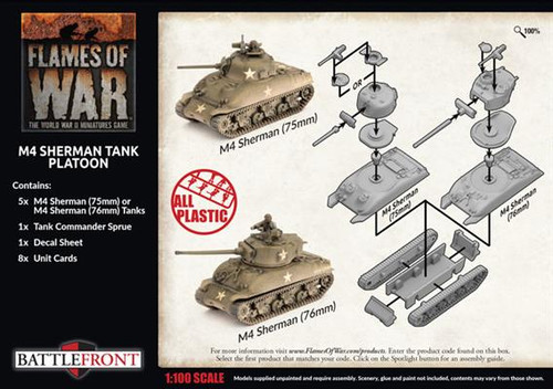 1/35 M4 Sherman Tank Early Plastic Model - 35190 - Brookhurst Hobbies