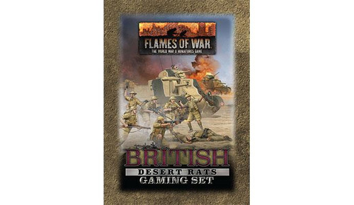 Flames of War British Desert Rats Gaming Set - TD052 Flames of War British Desert Rats Gaming Set - TD052