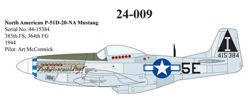 24009 - 1/24 NORTH AMERICAN P-51D MUSTANG 24009 - 1/24 NORTH AMERICAN P-51D MUSTANG