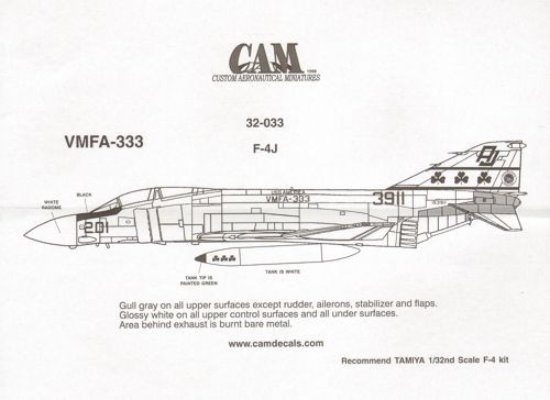 32033 - 1/32 MCDONNELL DOUGLAS F-4J PHANTOM II