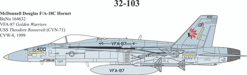 32103 - 1/32 MCDONNELL DOUGLAS F/A-18C HORNET