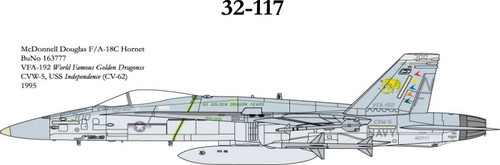 32117 - 1/32 MCDONNELL DOUGLAS F/A-18C HORNET
