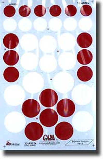 32A022 - 1/32 JAPANESE INSIGNIA PART I (WHITE OUTLINE)