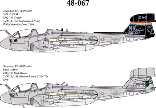 48067 - 1/48 GRUMMAN EA-6B PROWLER 48067 - 1/48 GRUMMAN EA-6B PROWLER