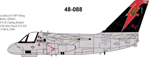 48088 - 1/48 LOCKHEED S-3B VIKING 48088 - 1/48 LOCKHEED S-3B VIKING