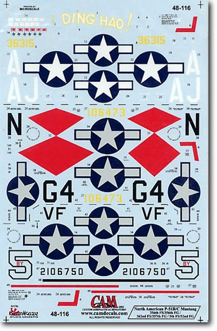 48116 - 1/48 NORTH AMERICAN P-51 B/C MUSTANG 48116 - 1/48 NORTH AMERICAN P-51 B/C MUSTANG