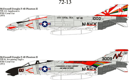 72013 - 1/72 MCDONNELL DOUGLAS F-4B PHANTOM 72013 - 1/72 MCDONNELL DOUGLAS F-4B PHANTOM