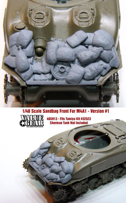 48SH13 - 1/48 Sandbag Front M4A1 Sherman Version #1