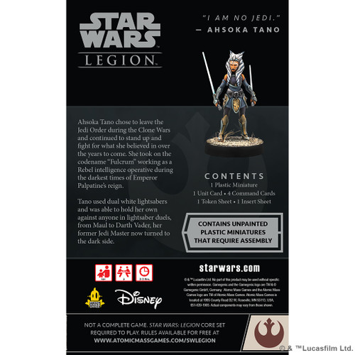 SWL106 - STAR WARS LEGION: AHSOKA TANO OPERATIVE EXPANSION