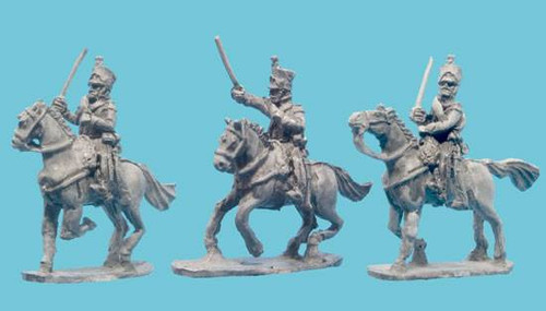 OG15NC132 - French Napoleonic Chasseur Elite Charging in Habit-Veste OG15NC132 - French Napoleonic Chasseur Elite Charging in Habit-Veste