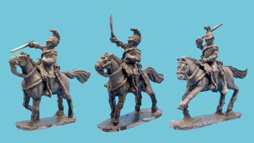 OG15NC107 - French Napoleonic Carabiniers Charging in Helmet