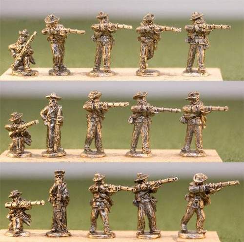 OG15ACW022 - Confederate Infantry Firing Line/Blanket Roll