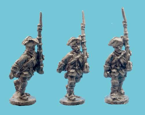 OG15XWA02 - SYW Austrian German Musketeer March Attack OG15XWA02 - SYW Austrian German Musketeer March Attack