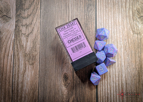 25347 - Speckled® Polyhedral Silver Tetra™ 7-Die Set