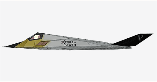 1/72 F-117A Nighthawk "Toxic Death" 79-10781, 1991 - HA5810 1/72 F-117A Nighthawk "Toxic Death" 79-10781, 1991 - HA5810