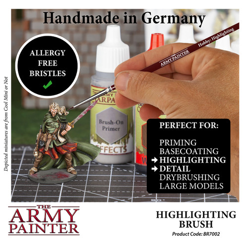 The Army Painter - Miniature Paint Sets - Model Paint Set - 18 Acrylic Paints Kit for Models, 2 Hobby Paint Brushes, Miniature Primer, Quickshade