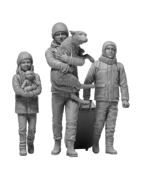 1/35 Russian-Ukrainian War series Refugees, March 2022 - 35228