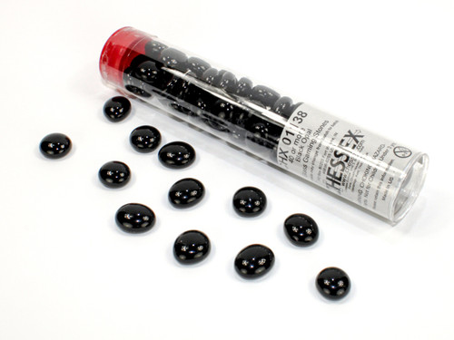 01138 - Black Opal Glass Stones