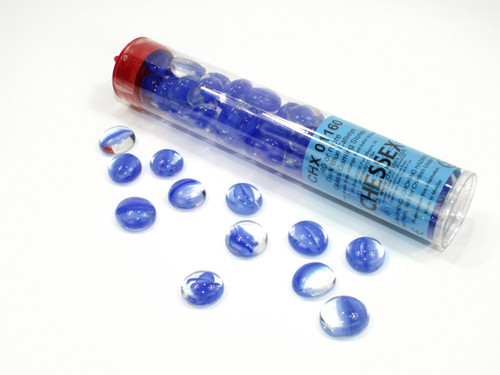 01160 - Dark Blue Catseye Glass Stones