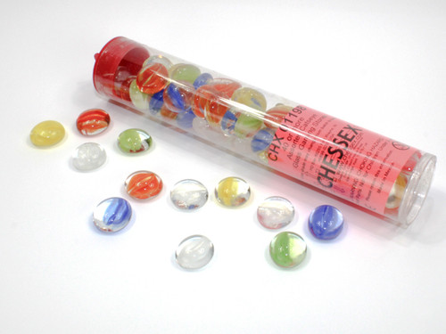 01198 - Catseye Assorted Colors Glass Stones