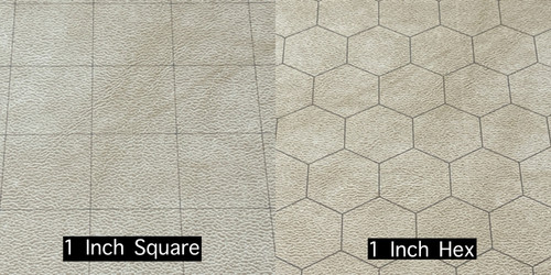 97246F - Factory-Second Reversible Megamat® 1" Squares & 1" Hexes (34½" x 48" Playing Surface)