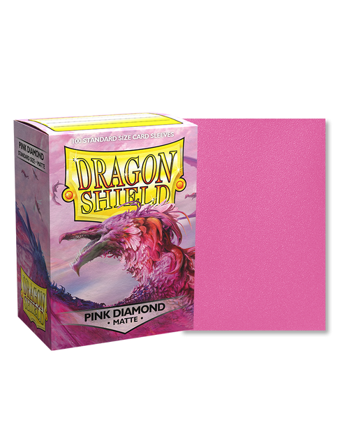 Dragon Shield Classic: (100)  Diamond Pink