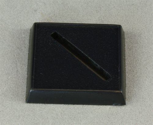 74015 - Bases: 1 Inch Square Plastic Base, Universal Slot (20) 74015 - Bases: 1 Inch Square Plastic Base, Universal Slot (20)