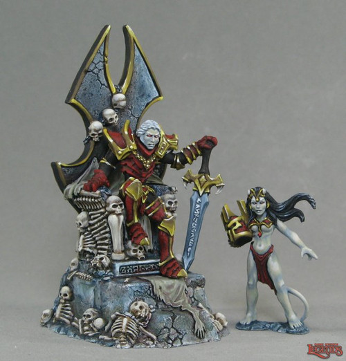 03807 - Dark Heaven Legends:  Dragoth the Defiler, Undead Lord on Throne