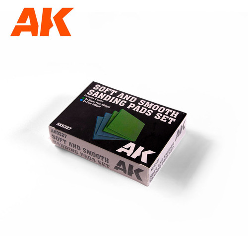 AK9327 - Soft and Smooth Sponge Sandpaper Set 4 units