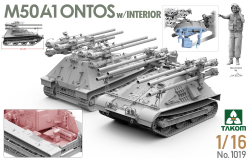 1/16 M50A1 Ontos w/ Interior - 01019