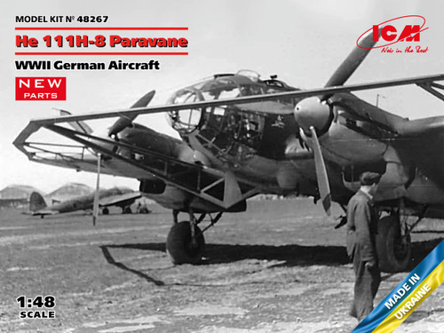 1/48 He 111H-8 Paravane, WWII German Aircraft, Aircraft 1/48 He 111H-8 Paravane, WWII German Aircraft, Aircraft