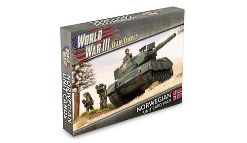 World War III:  Norwegian Unit Cards - WW308N World War III:  Norwegian Unit Cards - WW308N