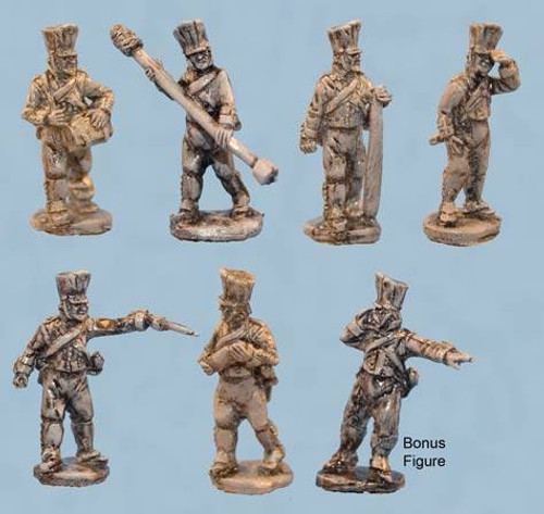 OG15NPT206 - Prussian Napoleonic 1812-15 Foot Artillery Crew OG15NPT206 - Prussian Napoleonic 1812-15 Foot Artillery Crew