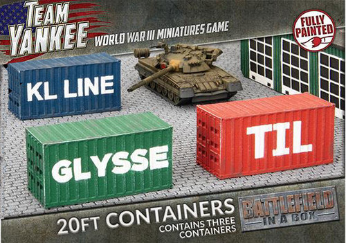 Modern: 20ft Shipping Containers (x3) - BB252 Modern: 20ft Shipping Containers (x3) - BB252