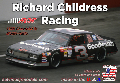1/24 Richard Childress #3 GM Goodwrench 1988 Chevrolet Monte Carlo 1/24 Richard Childress #3 GM Goodwrench 1988 Chevrolet Monte Carlo