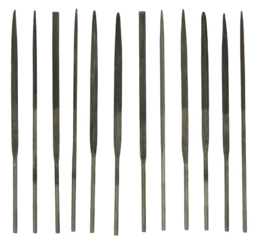 12Pc Premium Quality Fine Cut Needle File Set (2mmx100mm)