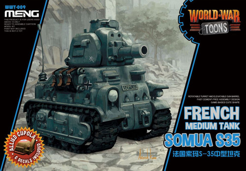 Toon Tank: French Medium Tank Somua S35 - WWT009