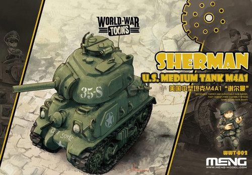 Toon Tank: US Medium Tank M4A1 Sherman - WWT002