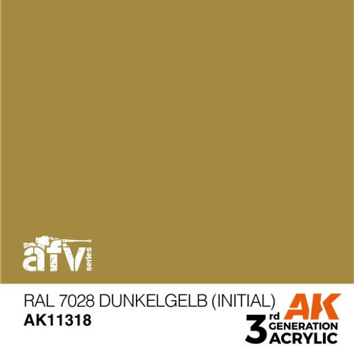3G AFV 318 - RAL 7028 Dunkelgelb (Initial) 3G AFV 318 - RAL 7028 Dunkelgelb (Initial)