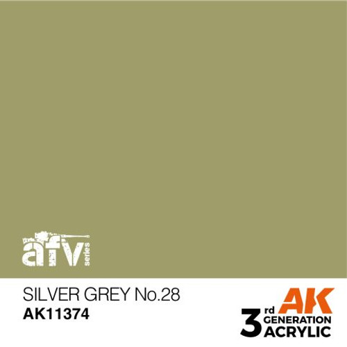 3G AFV 374 - Silver Grey No.28 3G AFV 374 - Silver Grey No.28