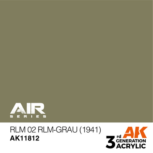 3G Air 012 - RLM 02 RLM-Grau (1941) - AK11812 3G Air 012 - RLM 02 RLM-Grau (1941) - AK11812