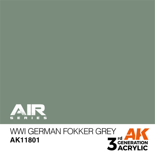 3G Air 001 - WWI German Fokker Grey - AK11801 3G Air 001 - WWI German Fokker Grey - AK11801