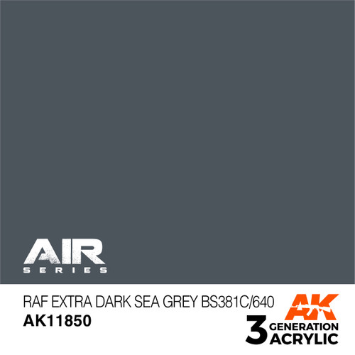 3G Air 050- RAF Extra Dark Sea Grey BS381C/640 - AK11850 3G Air 050- RAF Extra Dark Sea Grey BS381C/640 - AK11850